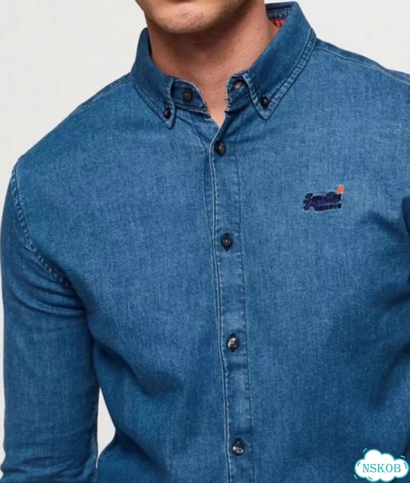 Джинсовая рубашка Superdry Vintage Оригинал(L) фото 2