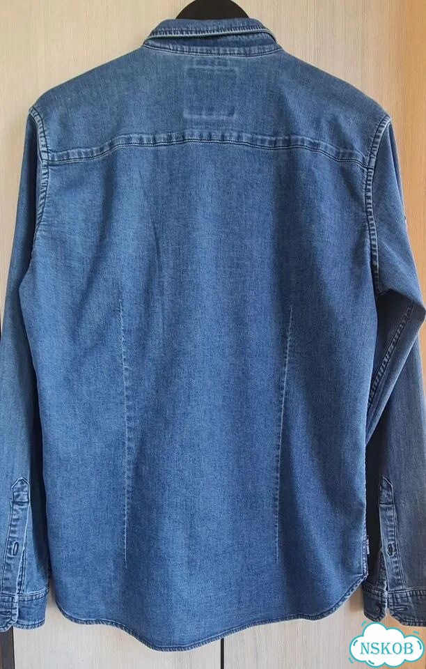 Джинсовая рубашка Superdry Vintage Оригинал(L) фото 4