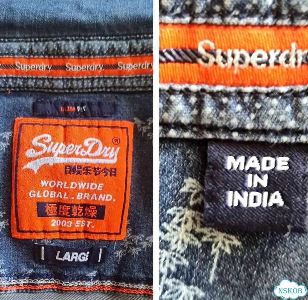 Джинсовая рубашка Superdry Vintage Оригинал(L) фото 5