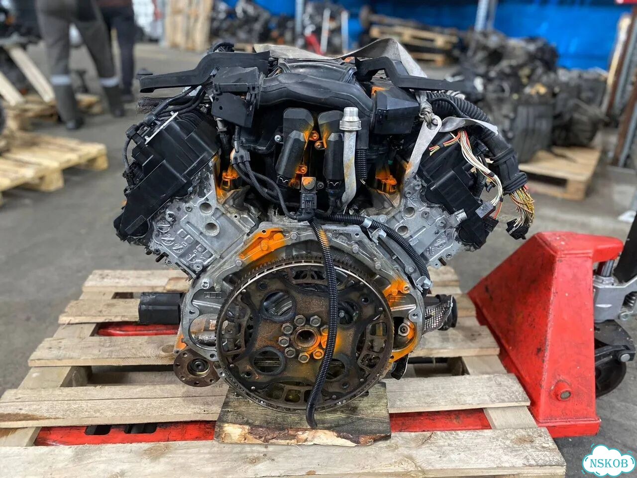Контрактный двигатель N62B48B BMW X5 (E70) 4.8 фото 4