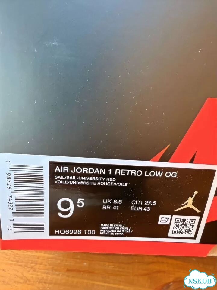 Кеды nike air jordan 1 retro low OG фото 7