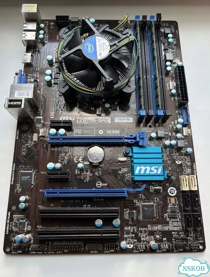 Комплект проц i5 2400, 8 Gb DDR3, zh77a-g 41 фото 1