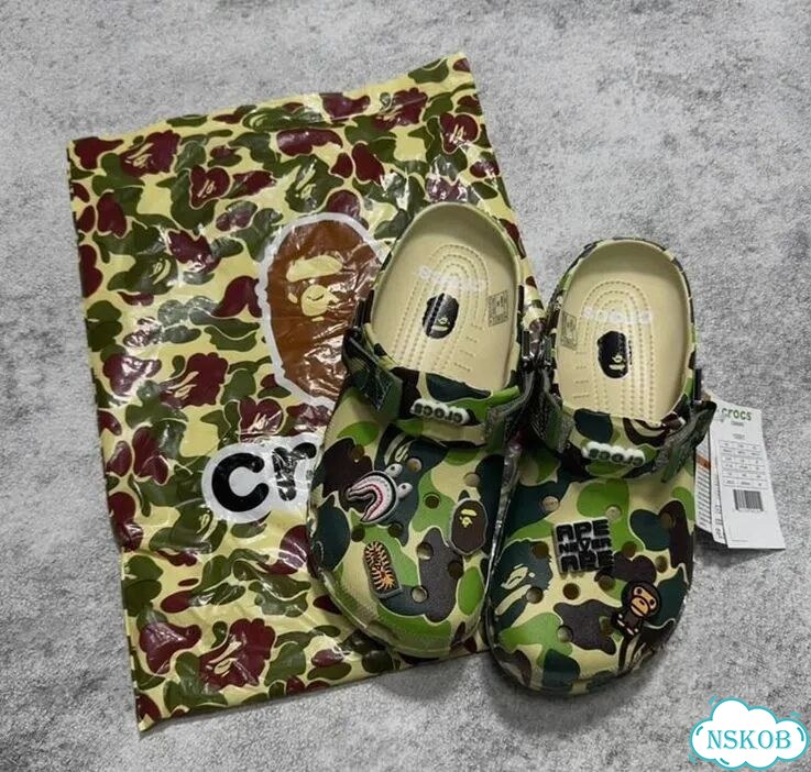 Crocs x bape фото 1