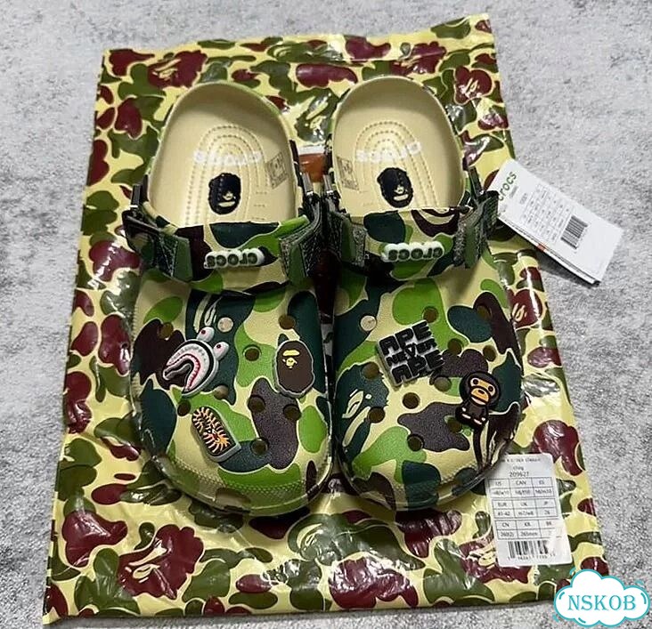 Crocs x bape фото 2