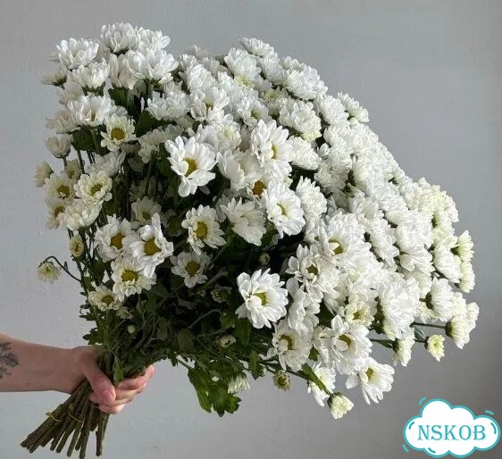 Охапки цветов, Банч роз, альстромерии, хризантем фото 1