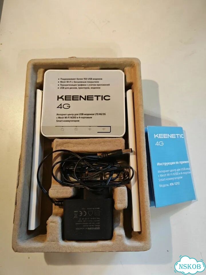 Wifi роутер Keenetic 4G kn-1212 фото 3