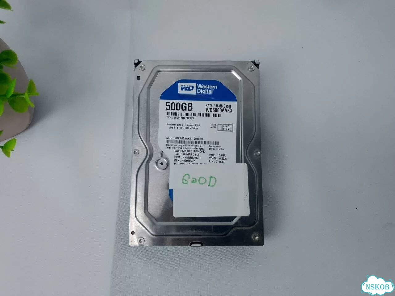 Жёсткий диск 500гб WD Blue WD5000aakx фото 3
