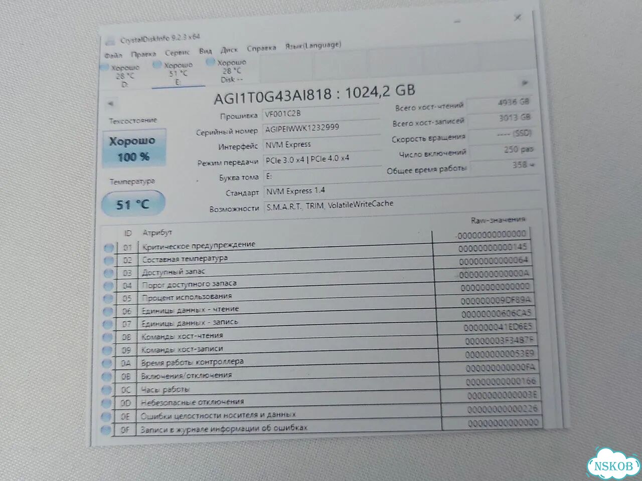 SSD M2 диск 1TB AGI1T0G43AI818 фото 4