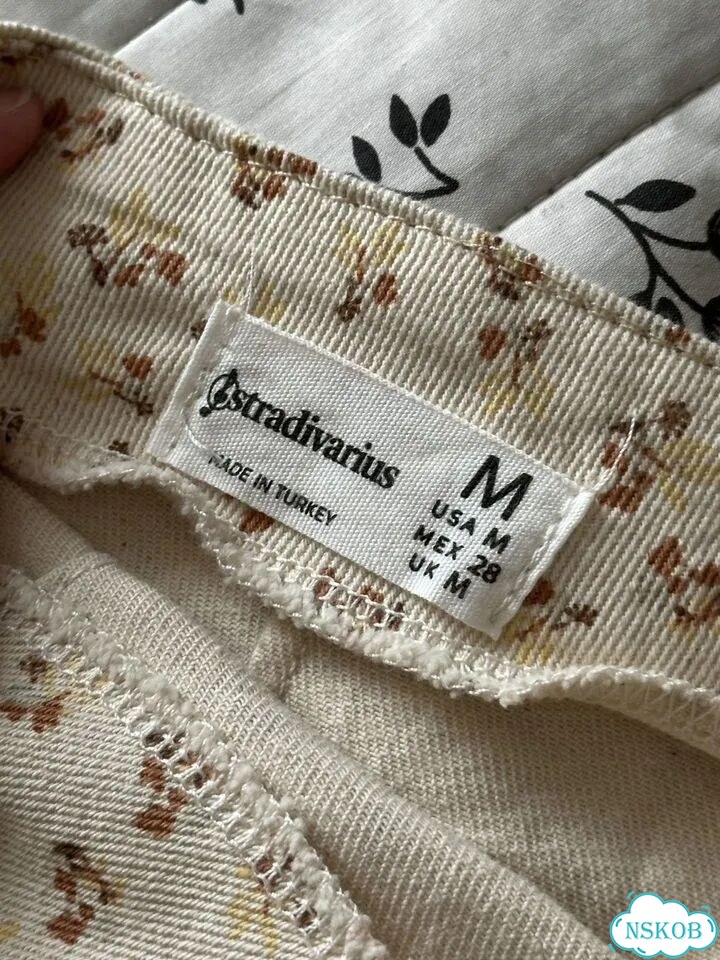 Юбка летняя мини Stradivarius фото 4