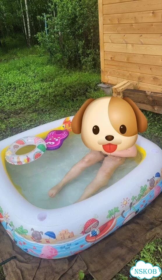 Детский надувной бассейн с навесом фото 2