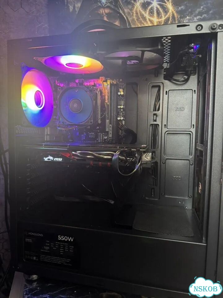 Пк ryzen 5 (2600, R9 380, 16ram ) фото 2