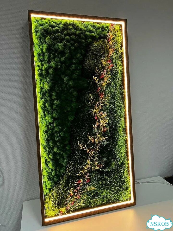 Панно из стабилизированного мха фото 1