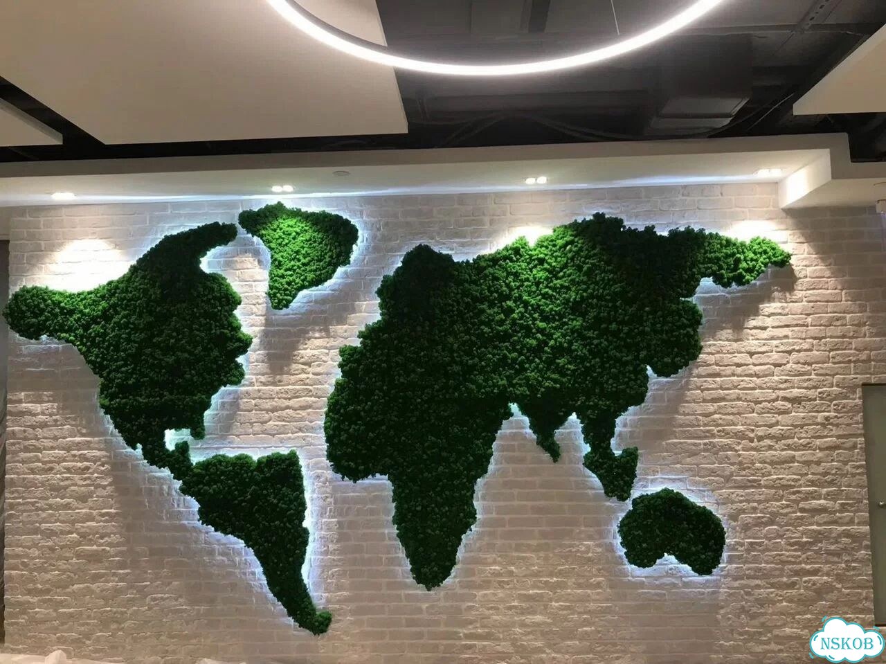 Панно из стабилизированного мха фото 2