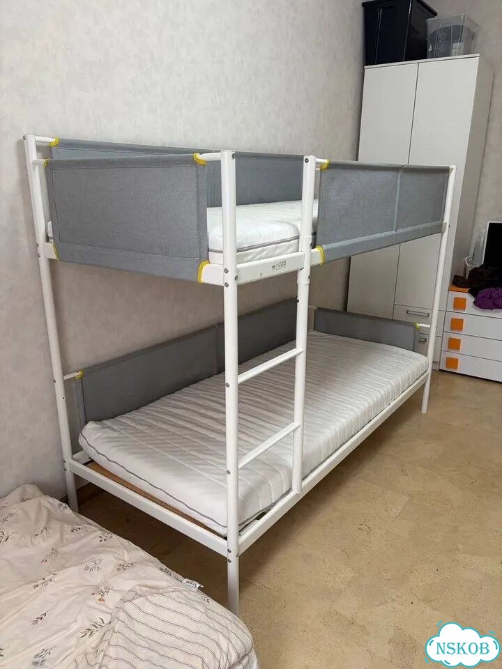 Двухъярусная кровать IKEA vitval + матрасы IKEA фото 7