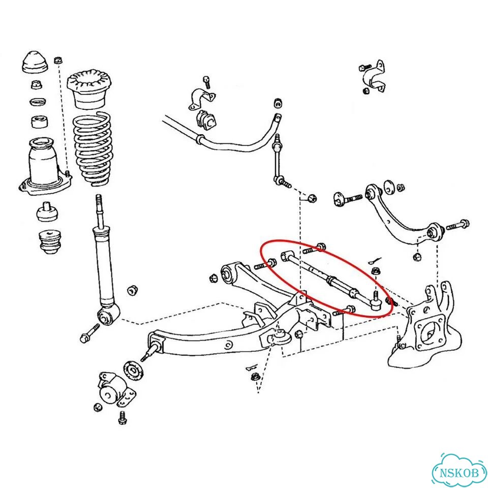 Рычаг toyota avensis ZZT250L 1,6L 3ZZ-FE фото 1