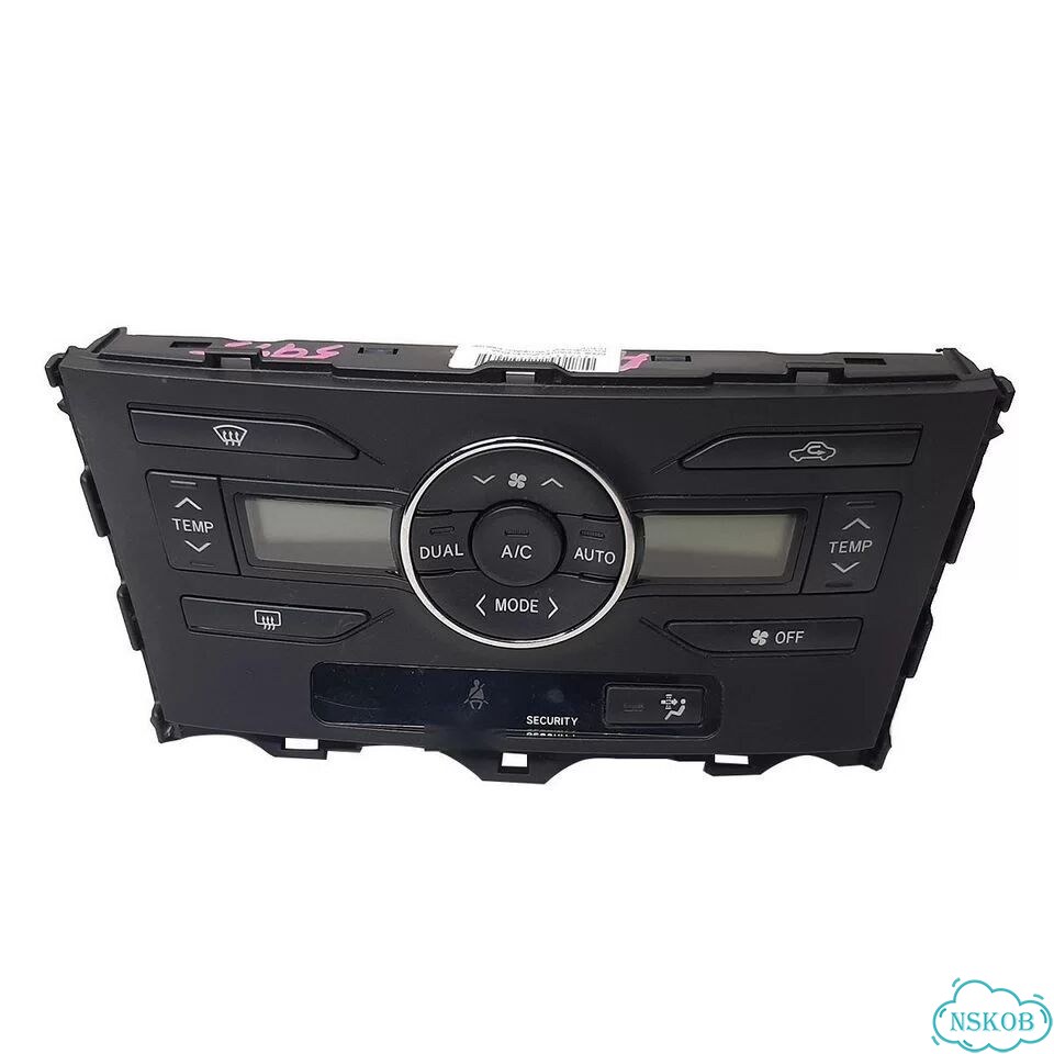 Блок управления печкой toyota auris ZRE152L 1,8L 2ZR-FE фото 1