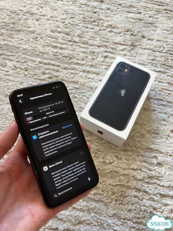iPhone 11, 128 ГБ, SIM + eSIM фото 3