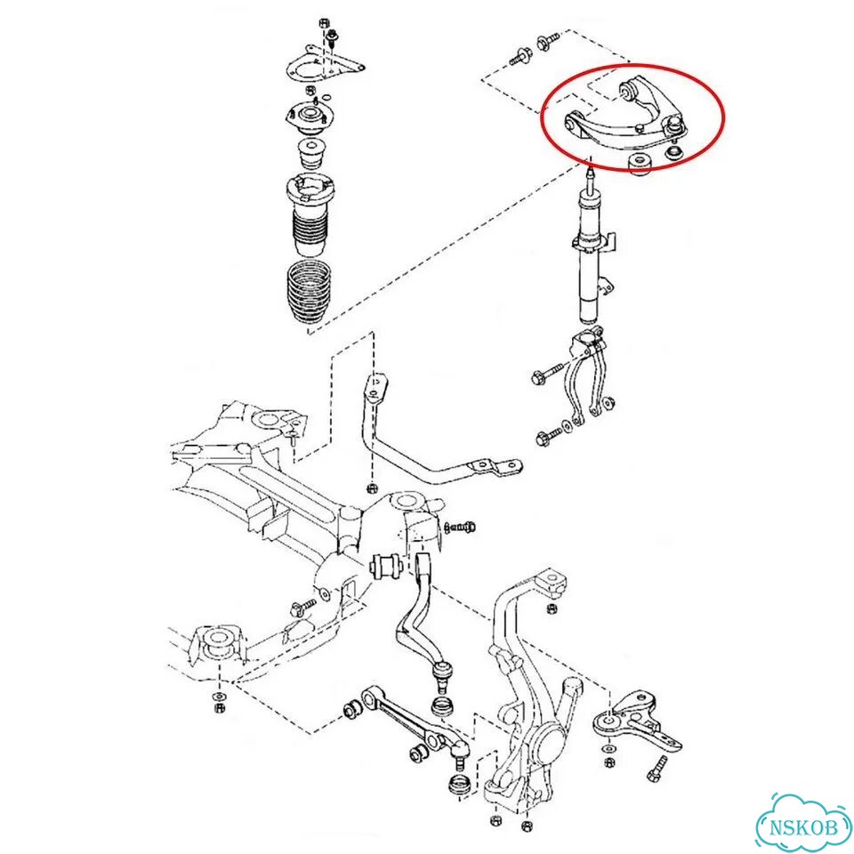 Рычаг mazda atenza GG3P 2,3L L3-VE фото 1