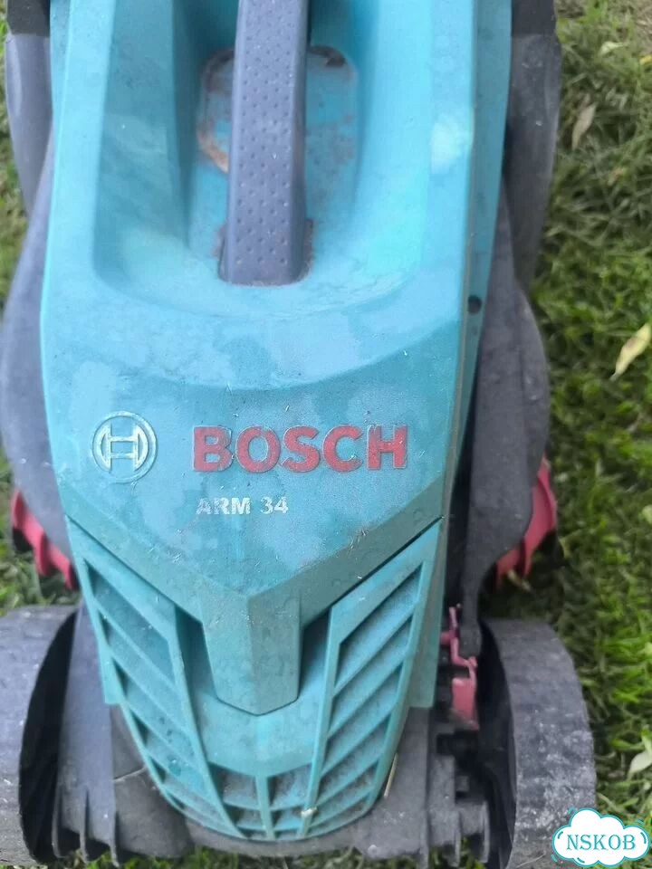 Газонокосилка электрическая bosch фото 2
