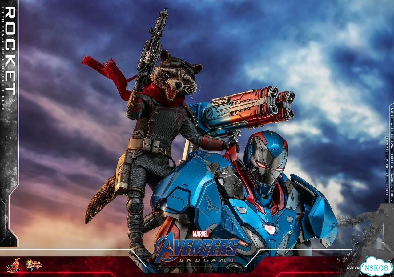 Hot toys MMS548 Avengers Endgame – Rocket фото 3