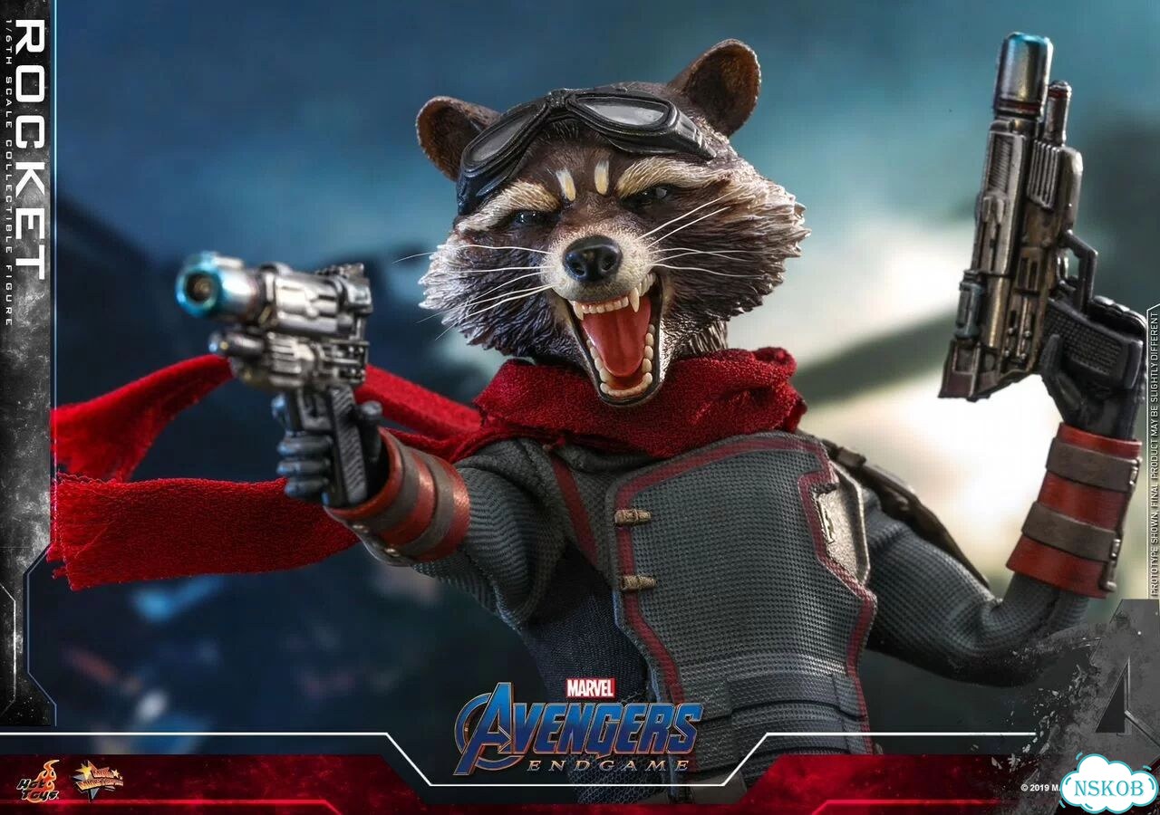 Hot toys MMS548 Avengers Endgame – Rocket фото 5