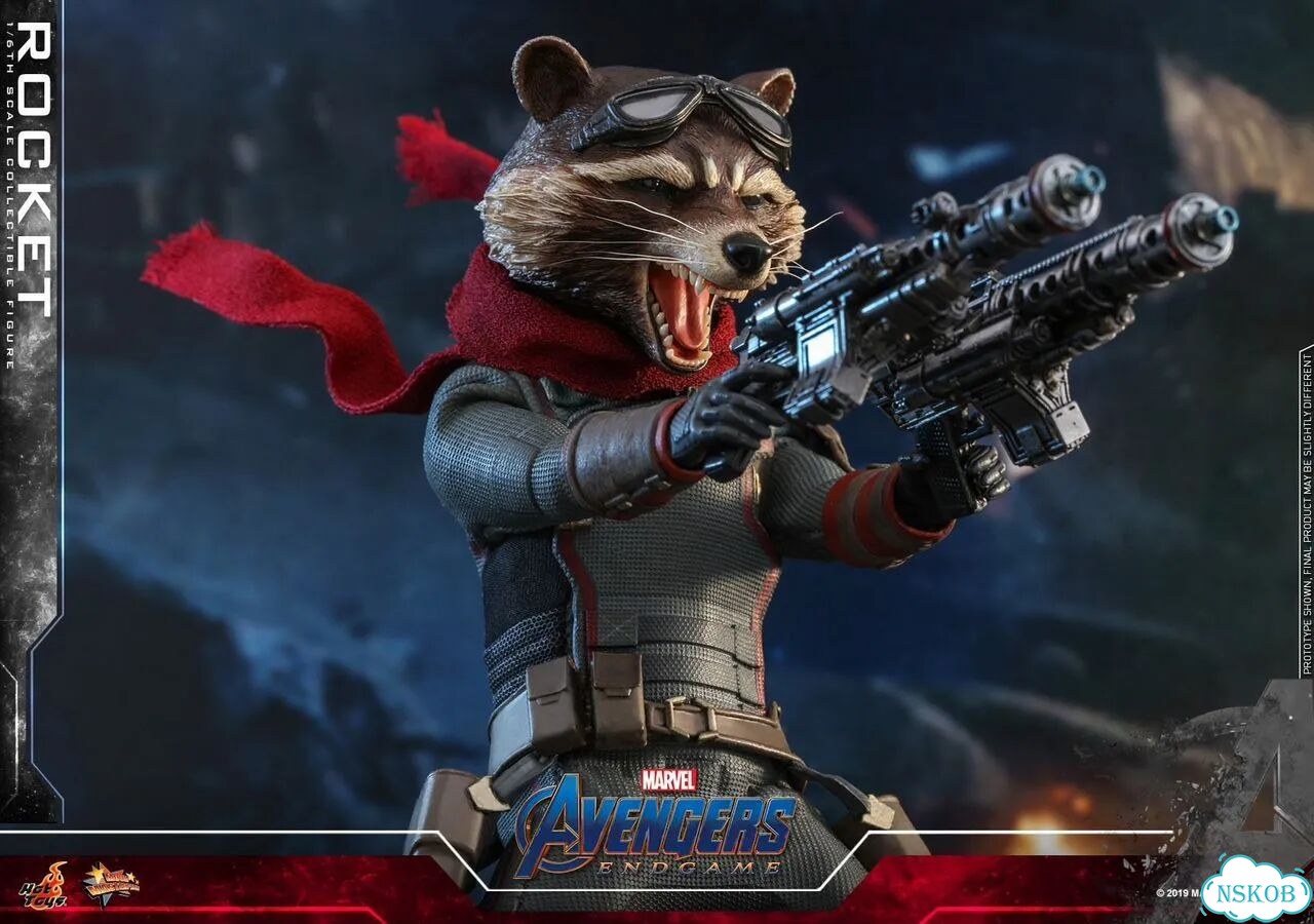 Hot toys MMS548 Avengers Endgame – Rocket фото 6