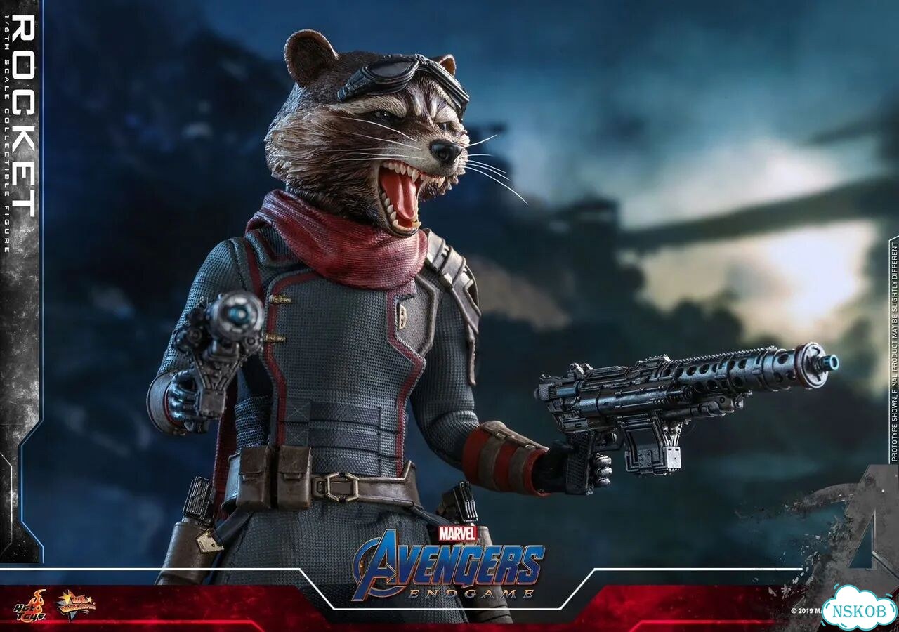 Hot toys MMS548 Avengers Endgame – Rocket фото 7
