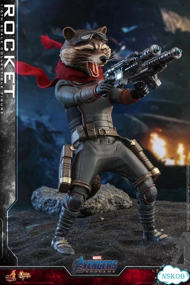 Hot toys MMS548 Avengers Endgame – Rocket фото 9