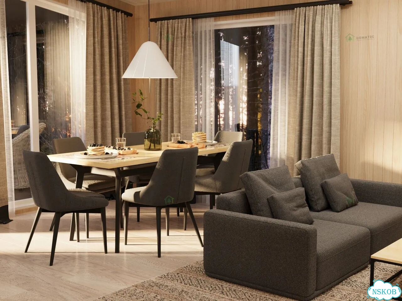 Дом барн 85м², идеально для проживания фото 5