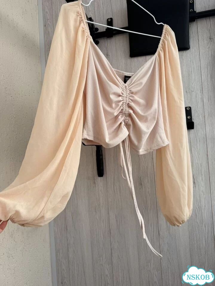 Блузка рубашка zara фото 10