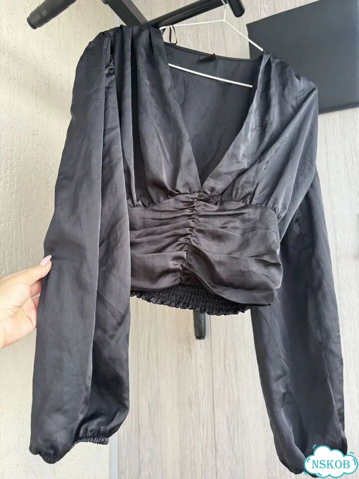 Блузка рубашка zara фото 4