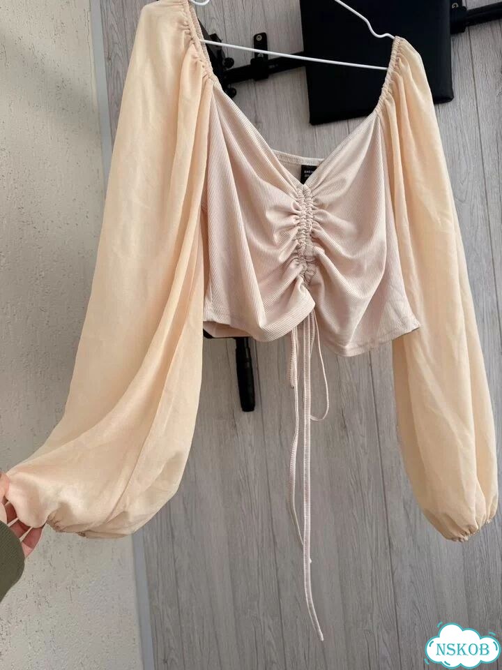 Блузка рубашка zara фото 9
