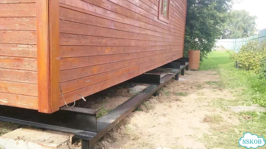 Подъём домов, замена венцов, ремонт фундамента фото 9