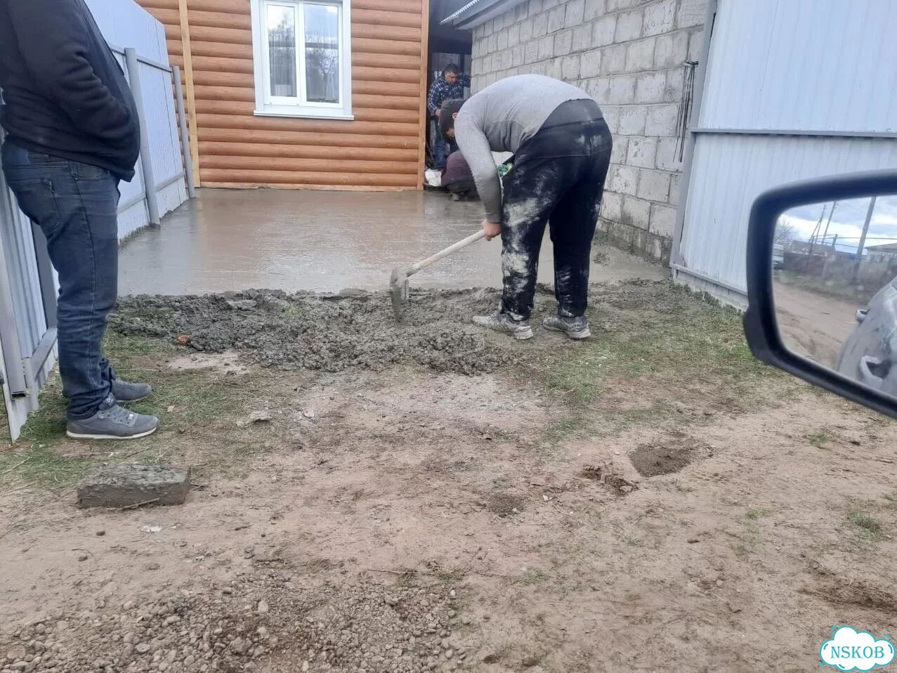 Бетонные работы, фундамент, отмостка, площадки фото 2