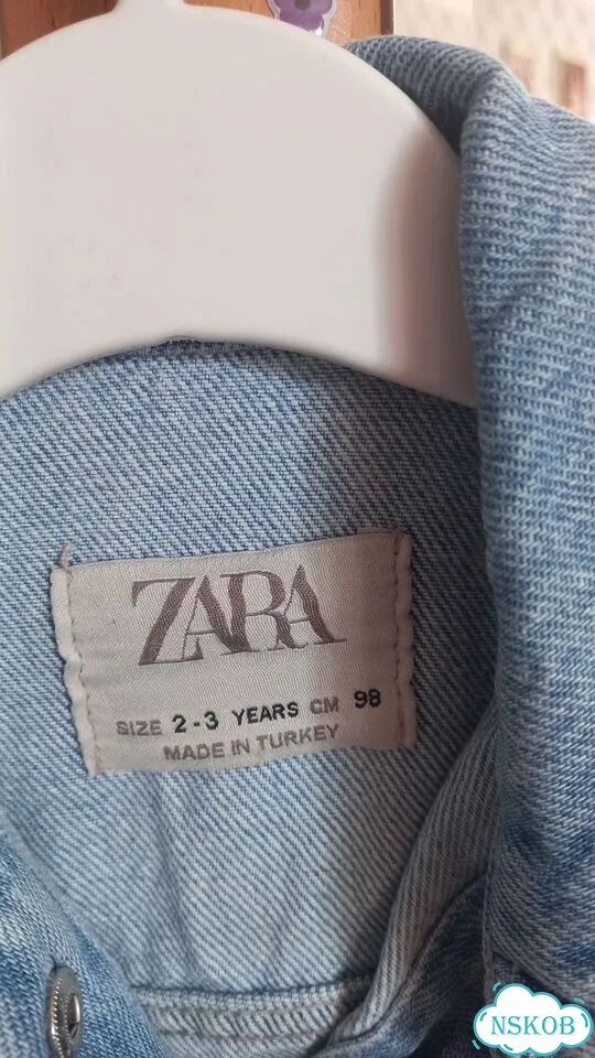 Джинсовка на девочку Zara.Размер 98 фото 3