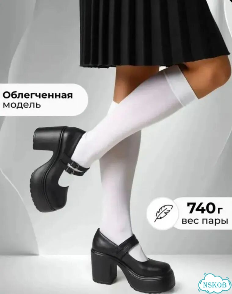 Женские туфли на платформе фото 3