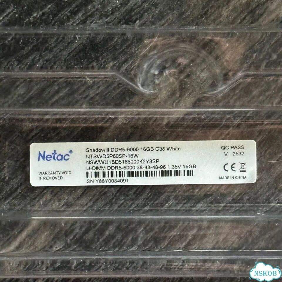 Оперативная память Netac DDR5 16gb 6000mhz фото 3