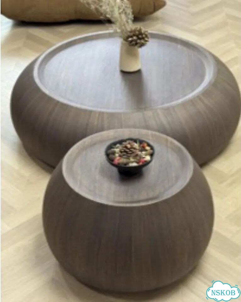 Новый стильный круглый журнальный столик фото 2