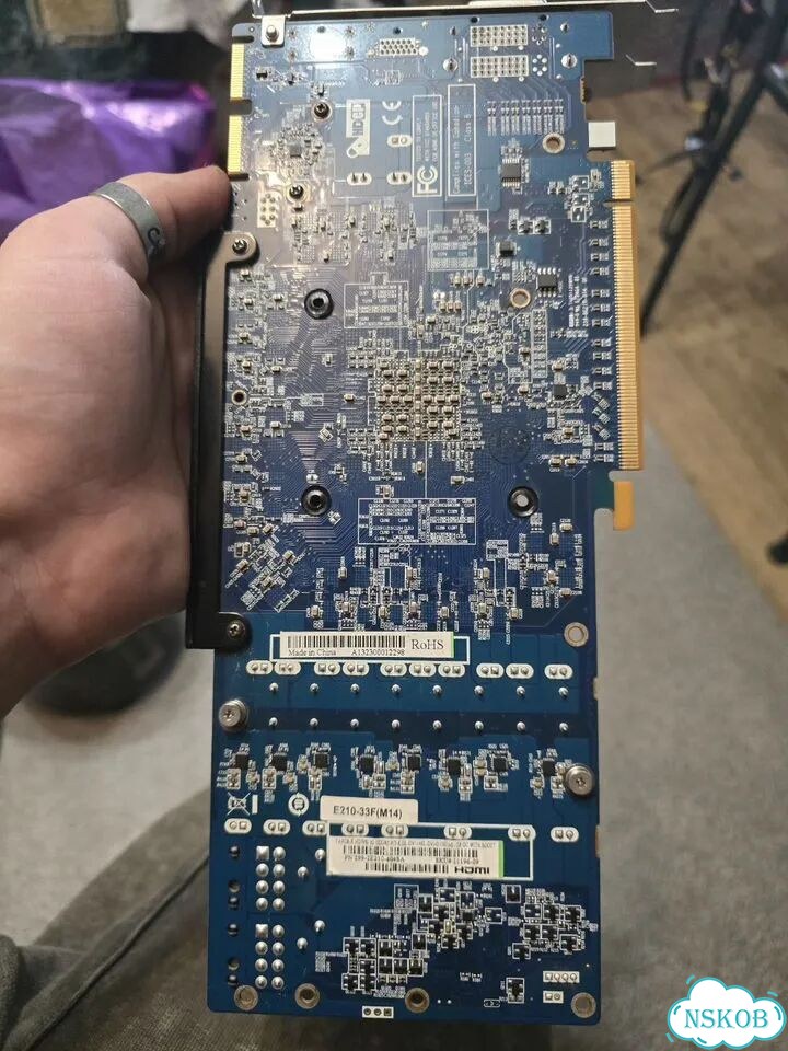 Плата от видеокарты vapor-x HD 7950 3g gddr5 донор фото 2