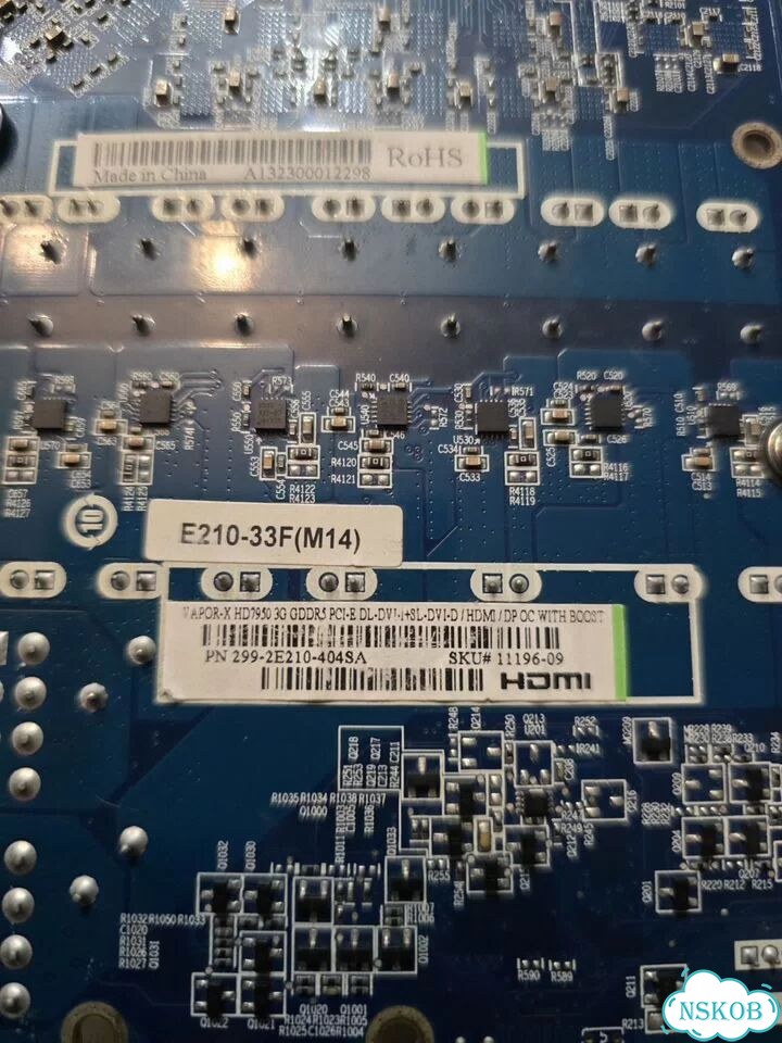 Плата от видеокарты vapor-x HD 7950 3g gddr5 донор фото 3