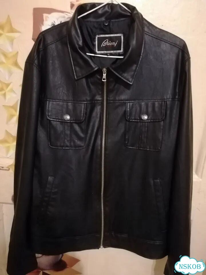 Кожаная куртка Brioni original 50 52 фото 1