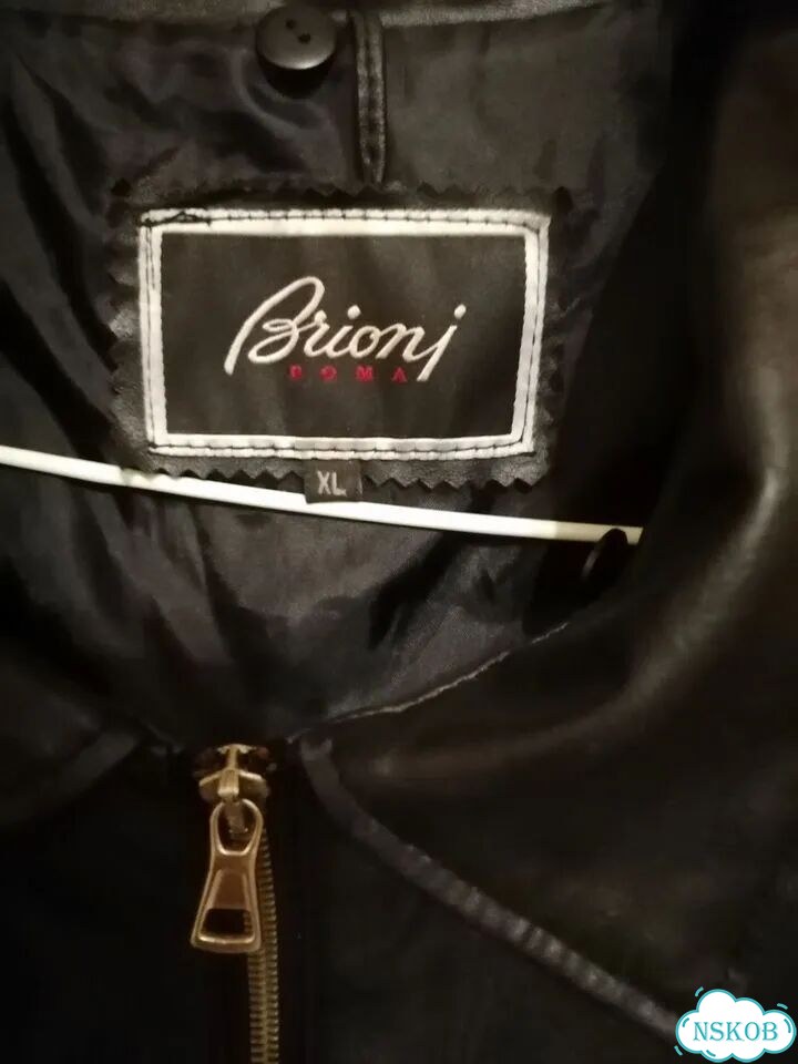 Кожаная куртка Brioni original 50 52 фото 2