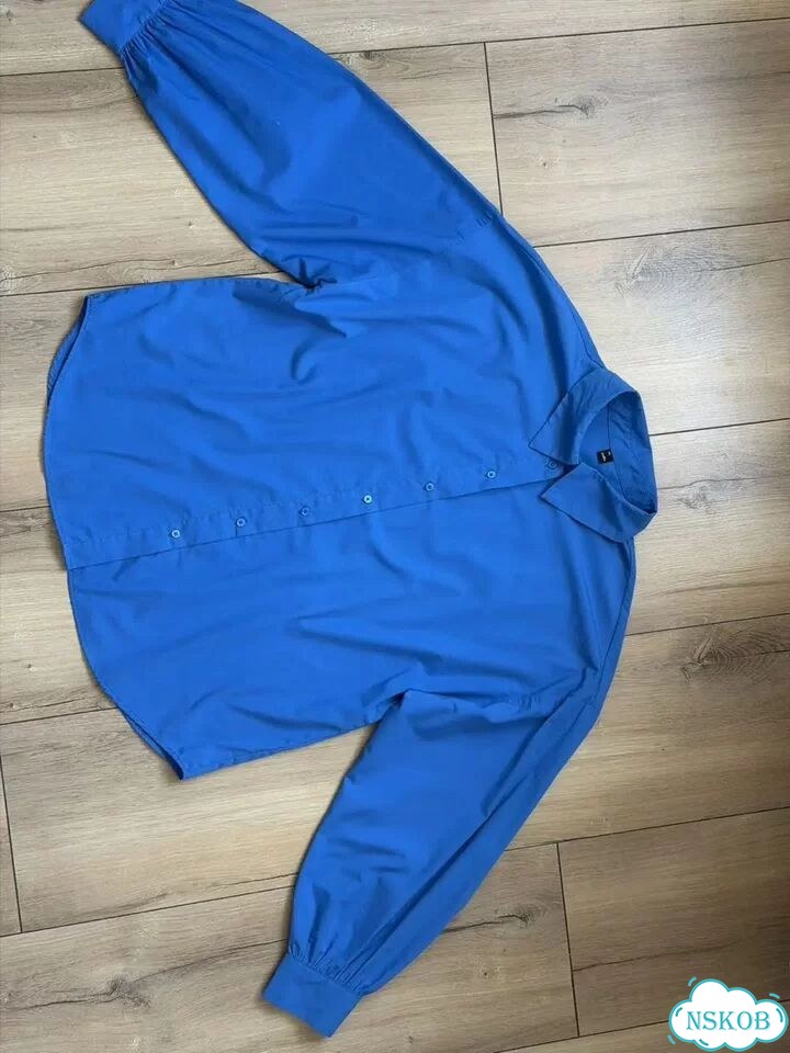 Рубашка zolla синяя XL фото 2