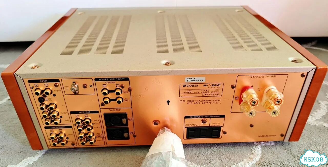 Интегральный усилитель sansui AU - 907 mr фото 8