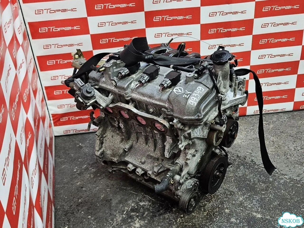 Мотор mazda demio ZY VE, кузов DY5W, в сборе фото 3