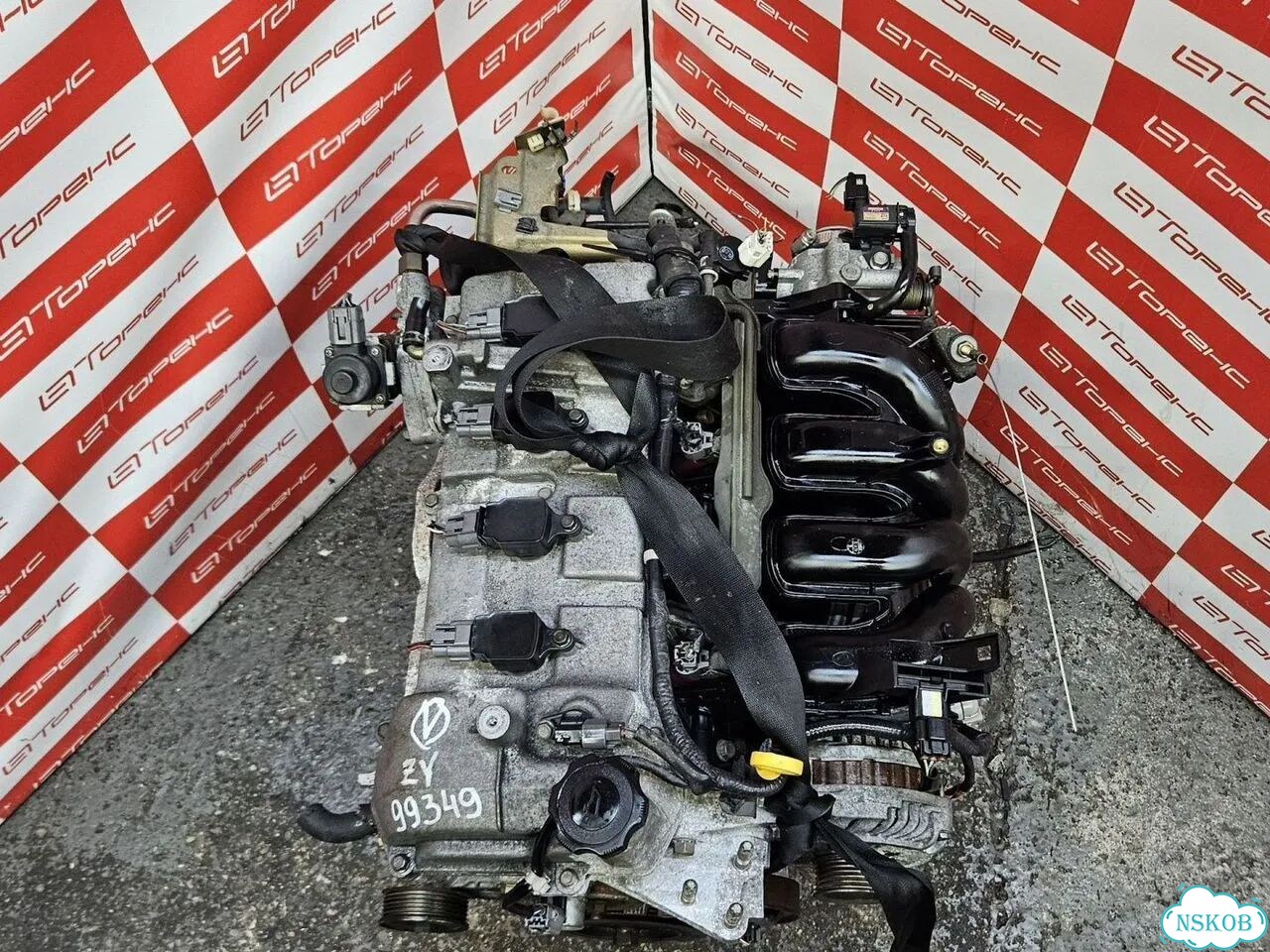 Мотор mazda demio ZY VE, кузов DY5W, в сборе фото 5