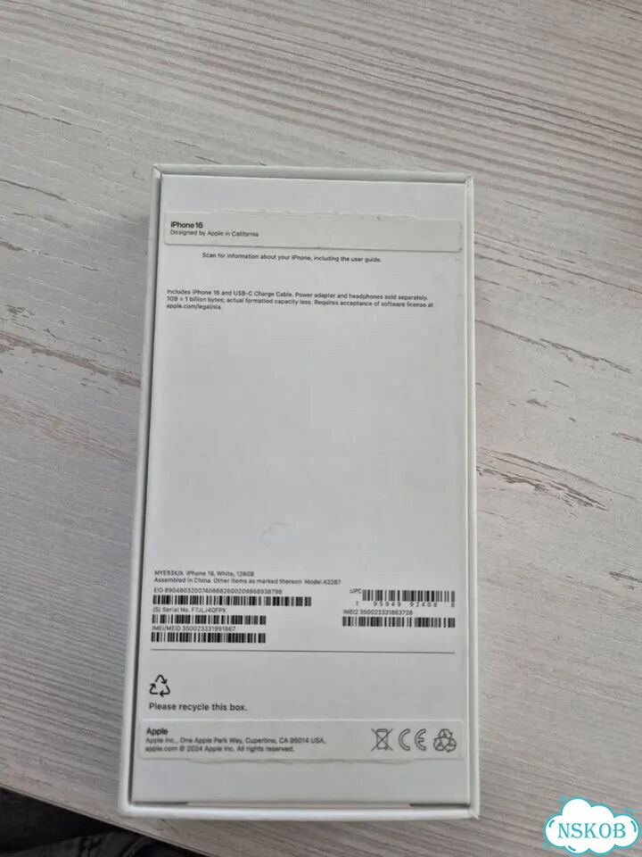 iPhone 16, 128 ГБ, eSIM фото 2