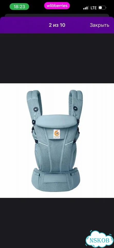 Эргорюкзак ergobaby omni breeze фото 4