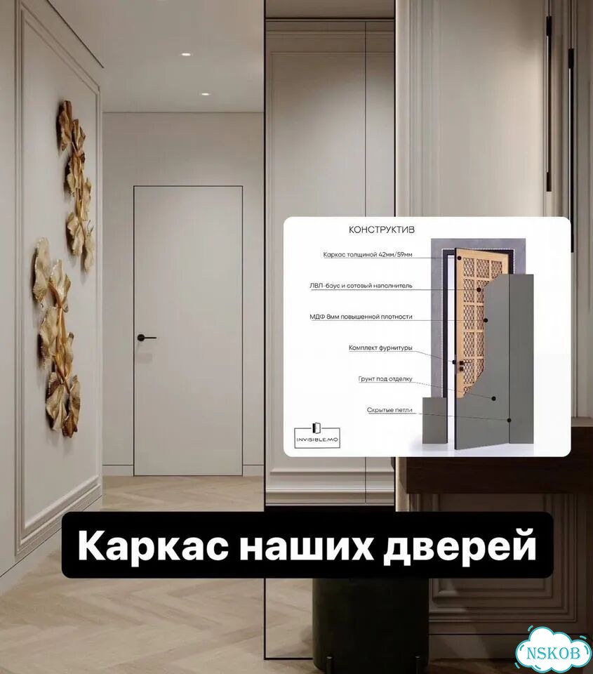 Скрытые двери 235 фото 4