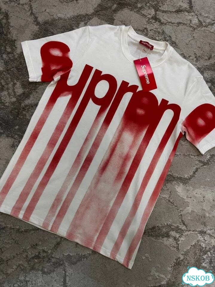 Футболка Supreme blurred logo (в наличии S-XL) фото 5